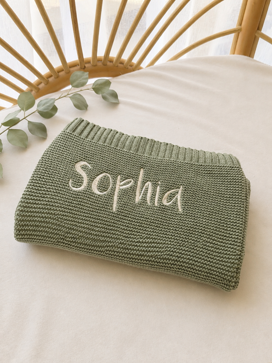 Baby  Blanket - Sage Green
