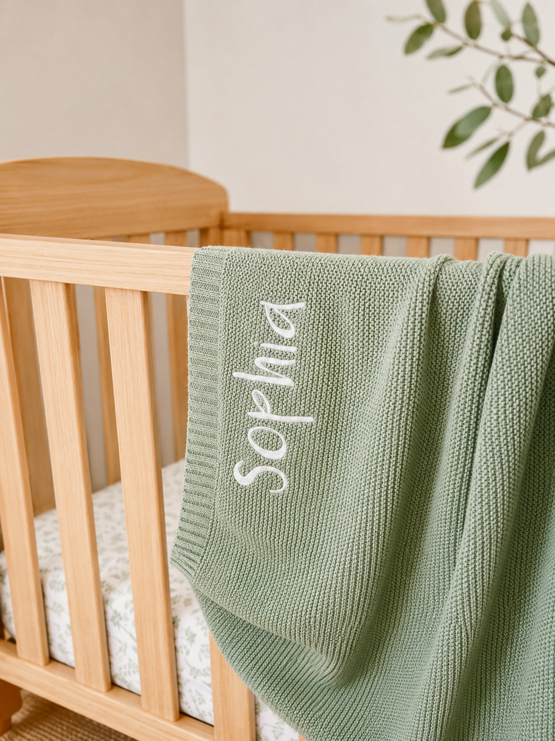 Baby  Blanket - Sage Green