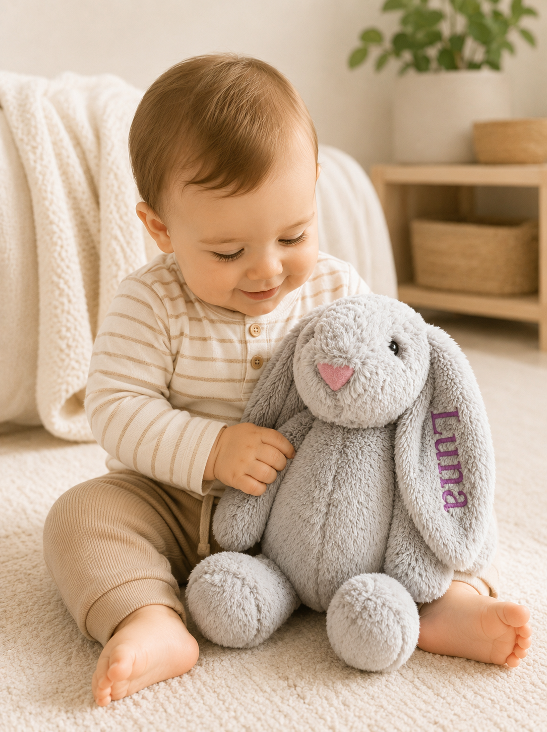 Snuggle Bunny - Dove Grey